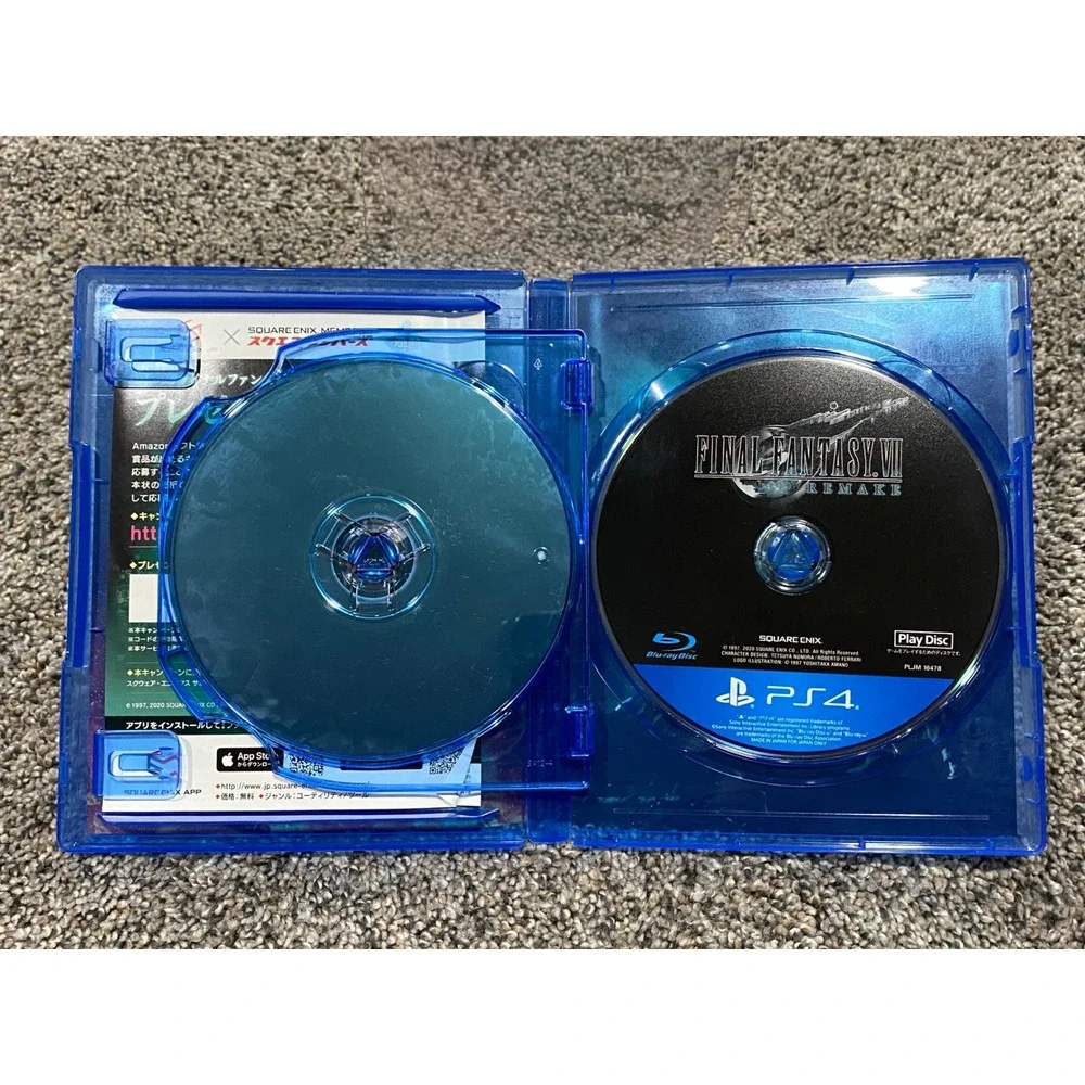 Final Fantasy VII Remake PS4 NTSC-J Japan Import